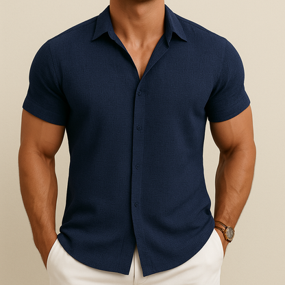 Men's Summer Cotton Linen Shirt