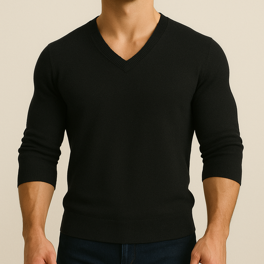 James - Soft V-Neck Sweater for Men